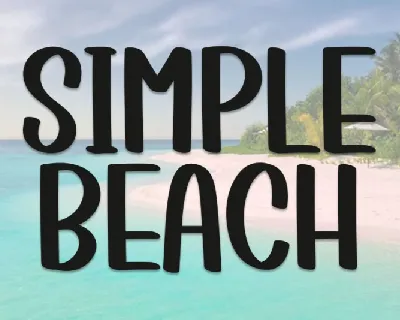 Simple Beach font