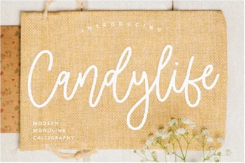 Candylife Monoline Calligraphy font