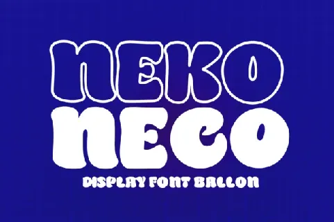 Neko Neco font