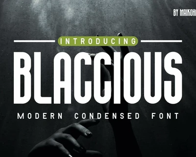 Blaccious font