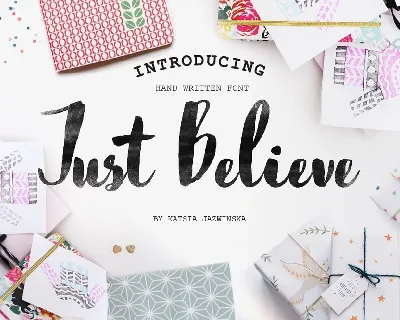 Just Believe Free font