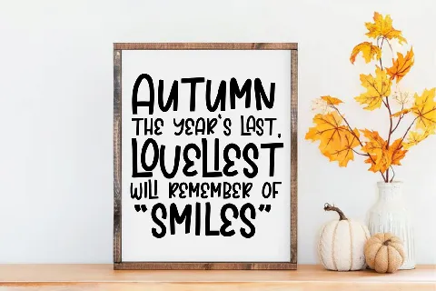 Better Autumn font