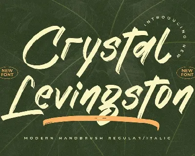 Crystal Levingston font