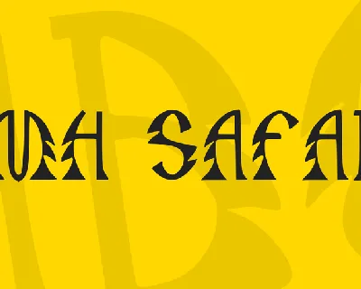 JMH Safari font