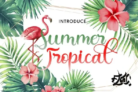 Summer Tropical font