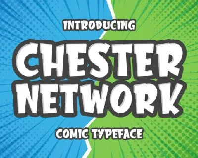 Chester Network – Comic font