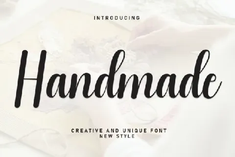 Handmade Script Typeface font