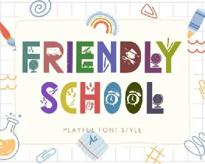 Friendly School font