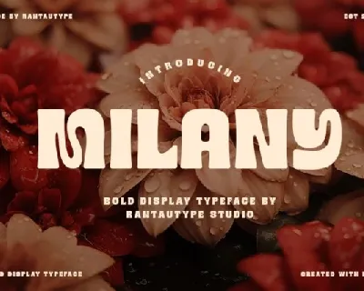 Milany font