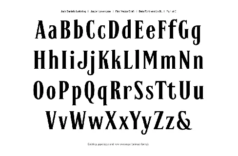 Jack Daniels font