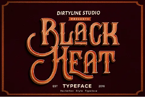 Black Heat Free font