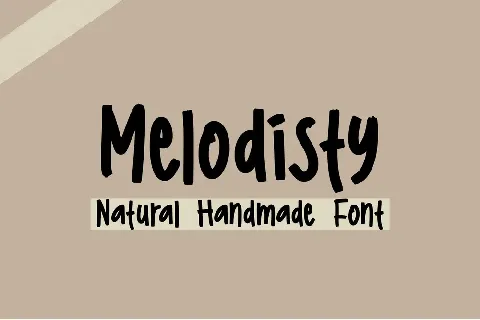 Melodisty - Personal Use font