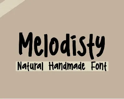 Melodisty - Personal Use font