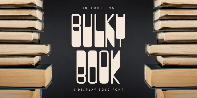 BULKY BOOK font