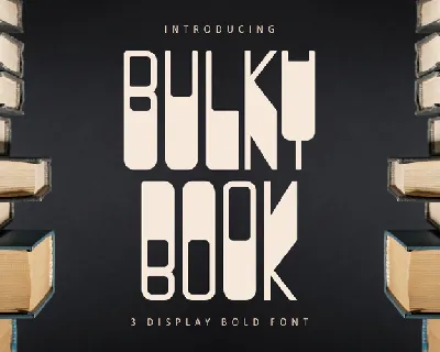 BULKY BOOK font