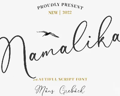 Namalika PERSONAL USE ONLY font