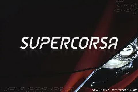 Supercorsa font