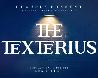 The Texterius Serif font