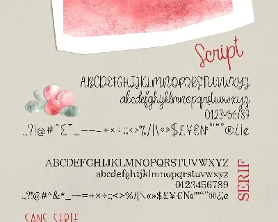 Cranberry Jam font