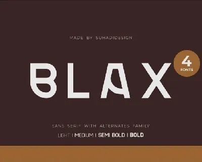 Blax font