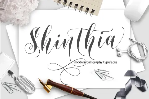 Shinthia Script font