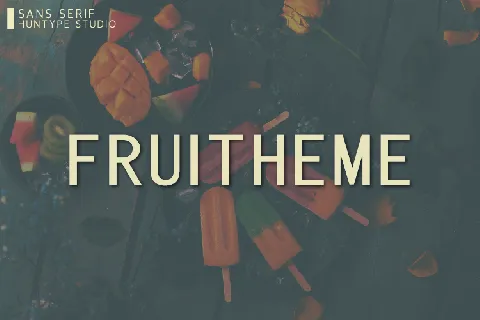 Fruitheme font