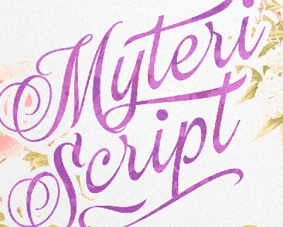 Myteri Script PERSONAL USE ONLY font