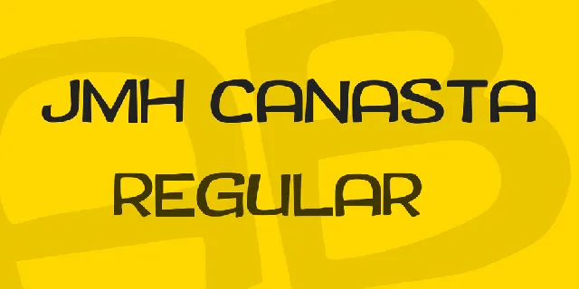 JMH CANASTA font