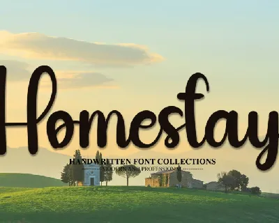 Homestay Script Typeface font