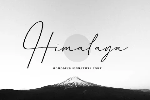 Himalaya Script font