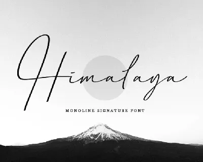 Himalaya Script font