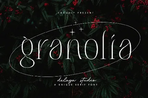 Granolia font