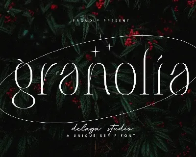 Granolia font