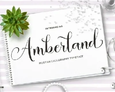 Amberland font