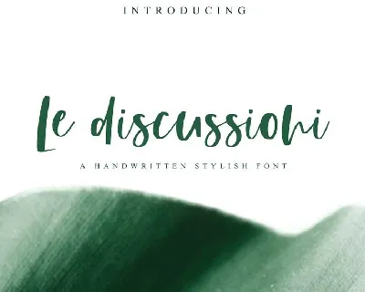 Le Discussioni font