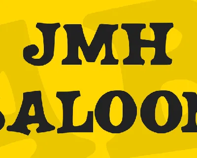 JMH SALOON font