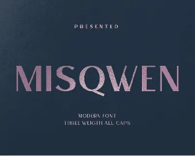 Misqwen font