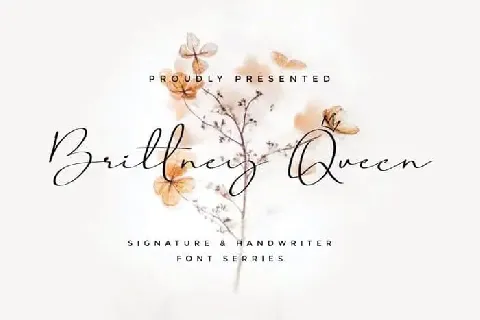 Brittney Queen Script font