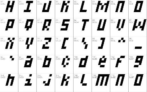 A-15-Bit font
