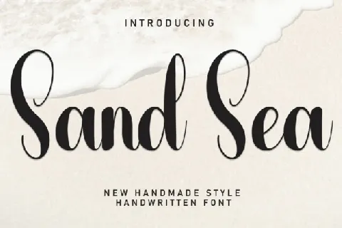 Sand Sea Script font