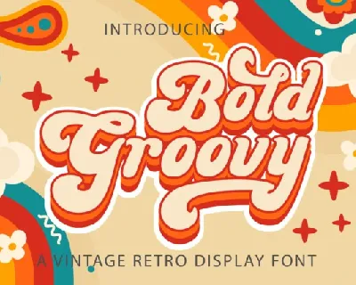 Bold Groovy font