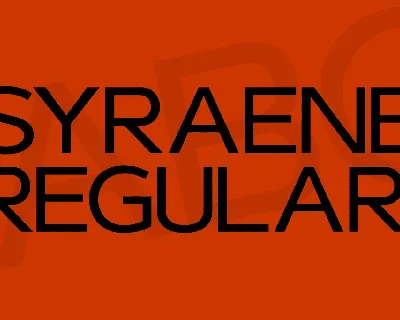 Syraene font