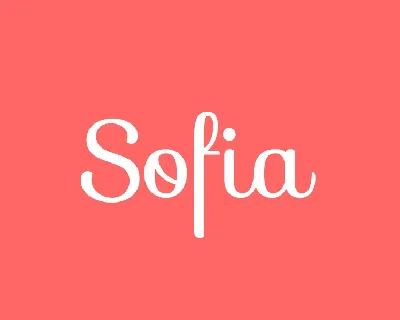 Sofia Free font