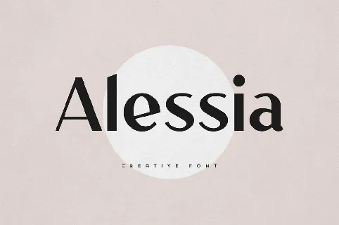 Alessia font