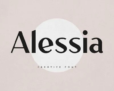 Alessia font