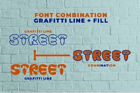 Graffiti Line font