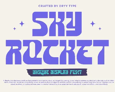 Sky Rocket font