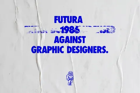 Futura 1986 font