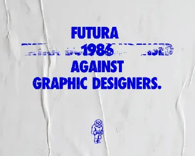 Futura 1986 font