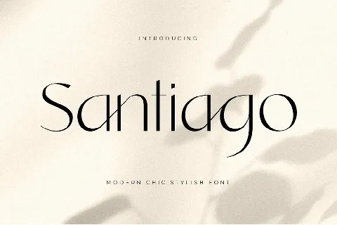 Santiago font